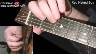 Red Haired Boy + guitar TAB! learn to play on acoustic guitar