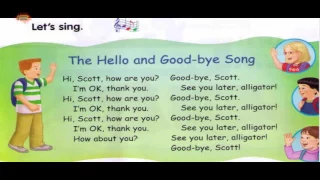 The Hello And Good Bye Song - IE English Kids