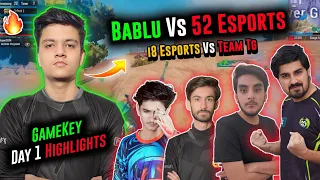 i8 Esports Vs Team Tg 😱 | 52 Esports Vs Team Bablu 4v4 🤯 | Team Tg Back To Back WWCD 😲 Overall Stand