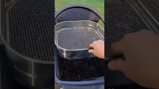 Quick Compost Sifting Trick with Vego Sifter #vegogarden @vego_garden