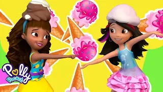Polly Pocket Full Episodes | Crazy Ice Cream Adventures! | Kids Movies