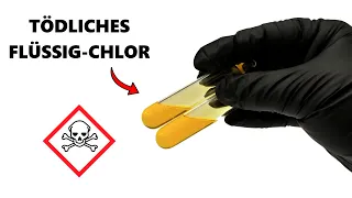 Flüssiges Chlor synthetisieren (aus Poolchlortabletten)  |  [𝟰𝗞] | JJChemistry