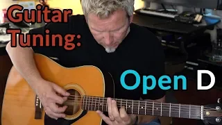OPEN D TUNING (Joni Mitchell) - Alternate Guitar Tunings - You Turn Me On (I'm a Radio)