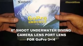 GoPro 3+ & 4 UNDERWATER PHOTOGRAPHY DOME PORT LENS BY SHOOT UNBOXING