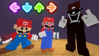 FNF Character Test | Gameplay VS Minecraft Animation | VS Mario