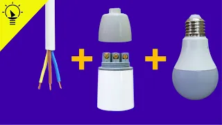 How to wire a Lamp Holder with earth