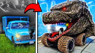 Converting OLD Pickup into GODZILLA Monster Truck in GTA 5!