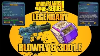 Borderlands Pre-Sequel: (Blowfly and 3DD1.e Legendary Weapons) HD