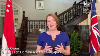 Congratulatory message from British High Commissioner to Singapore