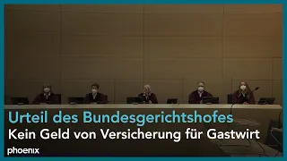 BGH-Urteil vom 26.01.22: Betriebsversicherung muss nicht zahlen