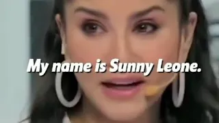 my name is sunny Leone and you all know me for something I've done in my past | #SunnyLeone speech