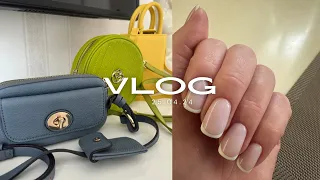 VLOG : в ПРИЯТНОЕ утро на приятную ПРОЦЕДУРУ | показываю СВОИ СУМКИ 👜 | первая🍓 и первая сирень