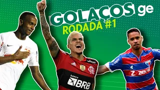 TOP GOLS DA #1 RODADA DO BRASILEIRÃO 2021 | ge.globo