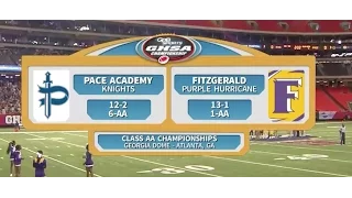 GHSA 2A Final: Pace Academy vs. Fitzgerald - Dec. 12, 2015