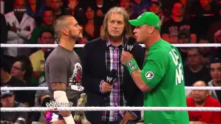 Bret Hart punches CM Punk: Raw, Sept. 10, 2012