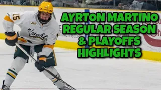 Ayrton Martino (#15) 2021-22 Regular Season + Playoffs Highlights