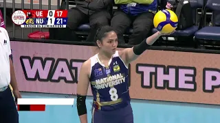 Nathasza Bombita EXPLODES for NU vs UE 🧨 | UAAP SEASON 86 WOMEN'S VOLLEYBALL