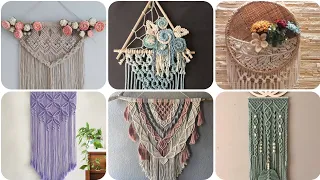 How To Make Very Easy Beautiful  Crochet Handknit  Macram  Wallhanging Designes Idea's...