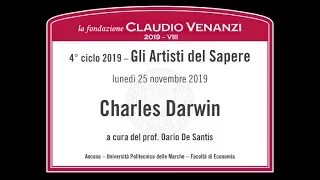 Gli Artisti del Sapere - Charles Darwin - prof Dario De Santis