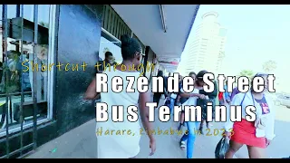 Walking Through Rezende St Bus Terminus (Harare, Zimbabwe in 2023)