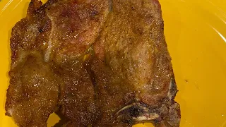 Air fryer Thin cut pork chops