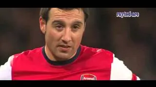 Santi Carzorla Freekicks vs Tottenham: 1 left footed, 1 right footed.