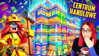 Buduję CENTRUM HANDLOWE 💰🛍️ Roblox Mega Mall Tycoon