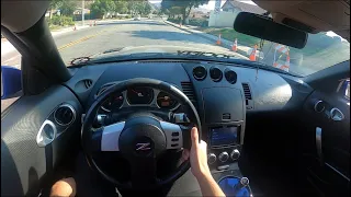 NISSAN 350z HR - POV DRIVE (TUNED WITH LOUD POPS)