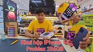 REVIEW KHUI HỘP IPHONE 14 PROMAX 256GB | Nhatvlog