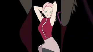 Sakura , hinata , Naruto , sasuke and two zero        dance 🩰😂😂