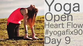 30 Minute Glowing Yoga Body Workout (Vinyasa Open Heart Class) Day 9 Yoga Fix 90