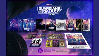 Guardians of the Galaxy Vol. 3 - Blufans Premium Collection No 01 OC Box Discless Steelbook Unboxing