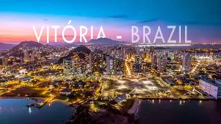 CIDADE DE VITÓRIA-ES | Vitória Espírito Santo Brasil - Pontos turísticos | Aerial View