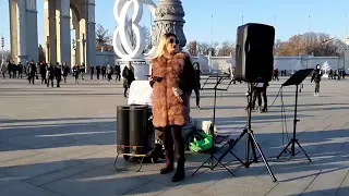 МОСКВА, ВДНХ,  Diva Dayana «Случайная» (кавер/cover - LOBODA/Лобода)