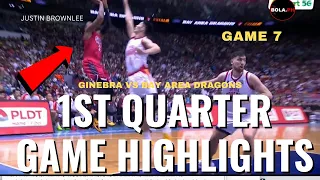 Brgy. Ginebra vs. Bay Area 1st Quarter Highlights Game 7  PBA Finals  Jan. 15, 2023