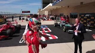 Austin GP Winners Arrival for Podium!