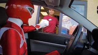 Red Ranger Drive Thru Prank