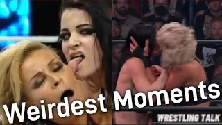 The Most Weirdest Moments In WOMENS Wrestling Ever!!