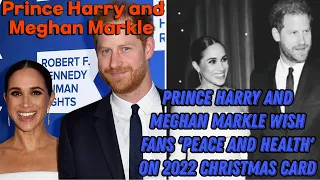 Prince Harry and Meghan Markle wish fans 'peace and health' on 2022 Christmas card