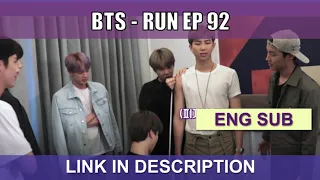 RUN BTS EPISODE 92 - ENG SUB - EP 92 BTS