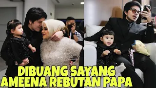 Dibalik layar ameena juga pengen di cium papa