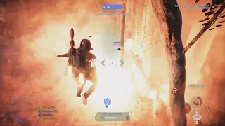 Boba trying to claim the bounty on Obi Wan Kenobi! - Star Wars Battlefront 2