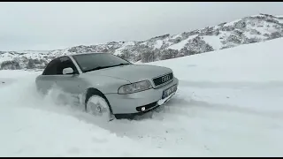 💥audi💥 a4 b5 1.8 t quattro 🦎#quattro #snow #offroad #A4 #audi #b5