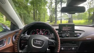 POV DRIVE IN A LOUD AUDI A7 😮‍💨 | Miike