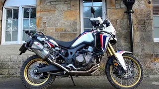 Black Widow Exhaust for Africa Twin CRF1000