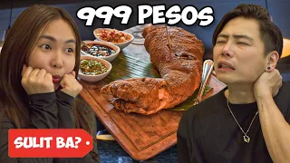 P550 vs P999 Crispy Pata (Putok Batok)