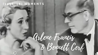 Arlene Francis & Bennett Cerf | What's my line? (1956-58) moments