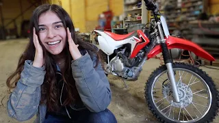 I SURPRISED MY GIRLFRIEND WITH HER 1ST MOTORCYCLE! (*SHE CRIED*)
