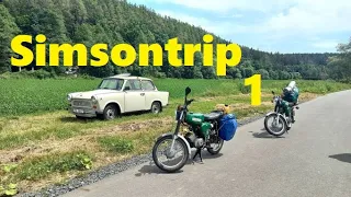 Simson S51 Elektronik | Simsontrip | Z Plzně přes Šumavu na Nejjižnější bod ČR a zpět! | Dáme to?