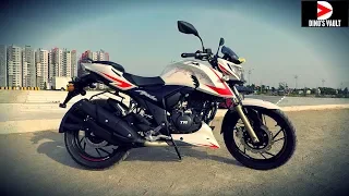 RTR 200 Race Edition 2.0 ABS Review Braking Test White n Red color #Bikes@Dinos